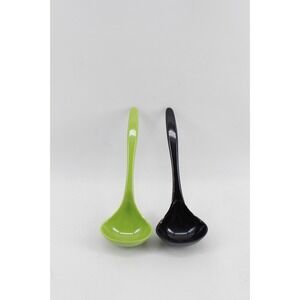 VTG 1995 Hutzler Melamine Mini Laddle #565 (1) Green and (1) Black